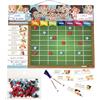 aeioubaby.com TABELLA DELLE RICOMPENSE Magnetica Grande | Lavagna dei Rinforzi per Parete o Frigorifero, 43x32 cm 22 Attività, 2 Pennarelli e 1 Palloncino | Scatola regalo per bambini e compleanni (Spagnolo)