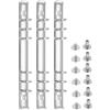 PATIKIL Meccanismi Anelli a 6 Fori A5 per Raccoglitori, 3 Set Dorsi Ricambio per Raccoglitori Anelli, Tono Argento