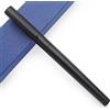 czxwyst JINHAO 35 - Penna stilografica in metallo (nero, pennino extra fine 0,38 mm)