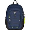 Seven Zaino Scuola TECH LINE, Doppio Scomparto, Blu, 30 L, Multifunzione, Tasca con organizer, Tasca porta borraccia, Scomparto porta pc, Scuola media e superiore, Bambini, Ragazzi