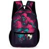 WECECE Zaino Scolastico Football Print Bambini Bambine 7-10 Anni Zainetto Soccer Lover Classe 2-5 Studenti Backpack Uso Diario 43x32x15 cm Scuola e Gite per Libri Quaderni