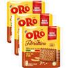 Oro Saiwa Fibrattiva, Biscotti Integrali con 15% di Fibre, 100% Grano Italiano, Consigliato per la Regolarità Intestinale, 420g (Confezione da 3)