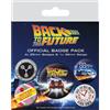 ‎AMBROSIANA Pyramid International BP80559 Back to The Future Delorean Badge, Multi-Colour, 1