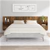 Vidaxl Testiera Letto con Comodini Rovere Fumo in Legno Multistrato