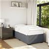 Vidaxl Giroletto senza Materasso Grigio Scuro 80x200 cm Velluto