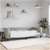 Vidaxl Letto da Giorno Grigio Chiaro 80x200 cm in Velluto