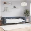 Vidaxl Letto da Giorno Grigio Scuro 100x200 cm in Velluto
