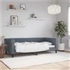 Vidaxl Letto da Giorno Grigio Scuro 90x190 cm in Velluto