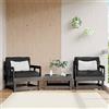 Vidaxl Sedie da Giardino con Cuscini 2pz Legno Massello di Pino Grigio