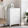 Vidaxl Armadio Classificatore Industriale Bianco 75x40x115 cm Metallo