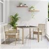 Vidaxl Set da Pranzo per Giardino 3 pcs Beige polyrattan