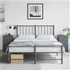 Vidaxl Comodini 2 pz Antracite 34,5x39x62 cm in Acciaio
