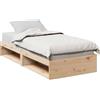 Vidaxl Dormeuse senza Materasso 75x190 cm in Legno Massello di Pino