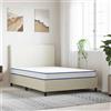 Vidaxl Materasso Viscoelastico Bianco 140x190x17 cm Morbido