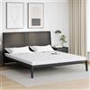 Vidaxl Materasso Bianco 200 x 200 cm Tessuto Jacquard