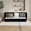 Vidaxl Dormeuse Nera 90x190 cm in Legno Massello di Pino