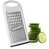 Metaltex 194540084 - Grattugia universale in acciaio inox, con linguetta di gomma