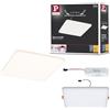 Paulmann 92395 Pannello LED lampada da incasso Veluna VariFit IP44 185x185mm angolare incl. 1x17 Watt satinato plastica 3000 K