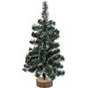 Dmora Albero di Natale Ciardoney 75h cm Verde Ignifugo si Plastica, no Legno Base Inclusa, Diametro Massimo 20 cm