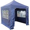 All Seasons Gazebos: Gazebo pop-up 2.5x2.5m completamente impermeabile con 4 pareti laterali - Blu Navy