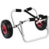 Stylebest Carrello per Kayak Pieghevole, Porta Kayak in Alluminio Resistente da 80 kg con Ruote da 10 Pollici per Un Facile Trasporto e Stoccaggio