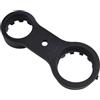 Whychstore Chiave per tappo forcella anteriore per bicicletta, compatibile con forcelle sospensioni XCR/XCT/XCM/RST, strumento in ABS nero per una rapida manutenzione e riparazione