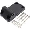 Generic Piastra di pescatore regolabile, base marina inclinabile, 11,4 x 6,1 x 3,8 cm, di montaggio con giunto girevole, supporto hardware di precisione, accessorio nautico con stile robusto, strumento