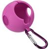 JZYANXBX Custodia for Palline Golf Silicone, Custodia Protettiva con Fibbia Resistente - Supporto a Clip Antiurto e AntiGraffio for Sacca da Golf o Cintura, Supporto(Purple)