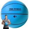 JSM FITNESS Palla da Basket Silenziosa Taglia 3 - 18cm Silent Basketball in Schiuma ad Alta Densità - Pallone Airless Indoor per Bambini e Adulti - Palla Basket da Interno con Rimbalzo Realistico