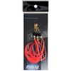 YobiLife Amo doppio Rig Engetsu per acqua salata con gonna e flash per pesca in barca, passo lento e jigging verticale, Black Sea Bass Squid (C13)