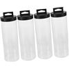 Healeved 4 Pezzi Contenitore per Palline da Tennis e Golf in Pvc Resistente All'umidità, Capacità Fino a 3 Palline, Design Compatto per Uso Domestico e Sessioni in Palestra