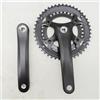 VIRELLO Guarnitura per bici da strada, 46/34 denti, 170 mm, doppia corona in lega di acciaio per bicicletta da strada pieghevole a 7, 8, 9 velocità, leggera pedivella nera