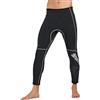 Kreeqe Muta in neoprene da donna, 2 pezzi, 2 pezzi, con gilet, pantaloni subacquei, per surf, snorkeling (1530 pantaloni in pile, XXXL)