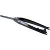 Generico Forcella Rigida MTB Full Carbon, Tubo Conico, Freno a Disco, Compatibile con Ruote da 26/27,5/29 Pollici(Matte 27.5inch)