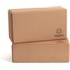 YOGATI® Set di 2 Blocchi Yoga in Schiuma Eva | Blocchi Yoga Antiscivolo per Esercizi | Dimensioni 22 X 12 X 7.5 Cm | Accessori Yoga per Principianti e Fitness