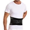 Kaeltsyn Cintura lombare ergonomica con stabilizzatori in acciaio, vita regolabile per corsa, sollevamento pesi, colonna vertebrale, sollevamento pesi