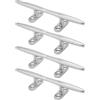Gsycle Bitte per banchina per Barche da 4 Pezzi, 6 Pollici, Corda per ormeggio sul Ponte in Acciaio Inossidabile, tacchette per Ancoraggio, tacchette per Corda, Hardware Marino con Base