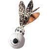 KONG - Wubba Floppy Ears - Gioco per Cani Interattivo con Squeak (Colori Assortiti) - per Cani di Taglia Piccola