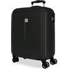 ROLL ROAD Cambogia Valigia da cabina nera 40 x 55 x 20 cm Rigida ABS Chiusura a combinazione laterale 37 L 3,08 kg 4 ruote doppie equipaggiamento a mano