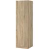 AVANTI TRENDSTORE Avanit Trendstore - Adelfia - Armadio Multiuso in Legno Laminato con 1 Anta Battente e 3 Ripiani Interni, Colore Quercia Sonoma, Dimensioni 48,6x175,4x49,5 cm