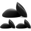 FOOT OF THE TREE Cuscinetti per reggiseno super spessi inserti rinforzatori per seno rimovibili push up coppe per reggiseno imbottiture 3 set, nero-6 cm, M