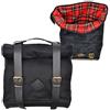 ExMoto Borsa laterale da Moto Nera in Cuoio e Cotone Cerato 13/16lt KLICK FIX (Black)