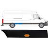 EasyParts Modanatura laterale parafango posteriore con lampada per Mercedes Sprinter 2018-