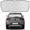 ZWPARTS Parasole per Lunotto Sostituzione per VW T-Roc 2017-2026, Pieghevole Parasole per Parabrezza Auto, Visiera Parasole per Parabrezza Anteriore Auto per Bloccare Il 99% Dei Raggi UV