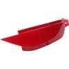 Serenophile Paraurti posteriore destro fendinebbia riflettore per ford Fiesta 2009 al 2015, parte di ricambio in plastica ABS rossa, accessorio per montaggio diretto