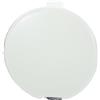 A ABSOPRO Copertura Gancio di Traino Anteriore Sinistro Copertura Gancio Traino Tappo Crystal Bianco Pearl Adatta per Mazda CX-3 2016-2021 No.D10J50A12A - Confezione da 1