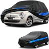 Holthly Telo Copriauto Esterno,Copertura Protettiva Auto 100% Impermeabile Anti UV Anti Graffi,Copriauto per Fiat 500,VW Up,Toyota Aygo,Renault Twingo, ecc.
