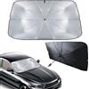 BOOSHMall Parasole Auto Parabrezza Interno Ombrello Parasole Per Parabrezza Anteriore, UV e il Calore, Viene con Borsa di Conservazione, Adatto per Auto e SUV, 140x80cm
