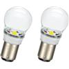 SOFOC BA15D A25 Lampada LED Bianco Luci Diurne Auto Abbagliante/Anabbagliante Soffitto Camper/Barca 6V 12V 24V 6-30V AC/DC 2Pcs