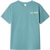 Springfield Graphic Lake Surfer Big Table Back S/S T-Shirt Uomo, Blu, 11-12 Años